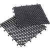 Revêtement de sol Yoga Grid (4 pièces) 6 x 6 cm noir